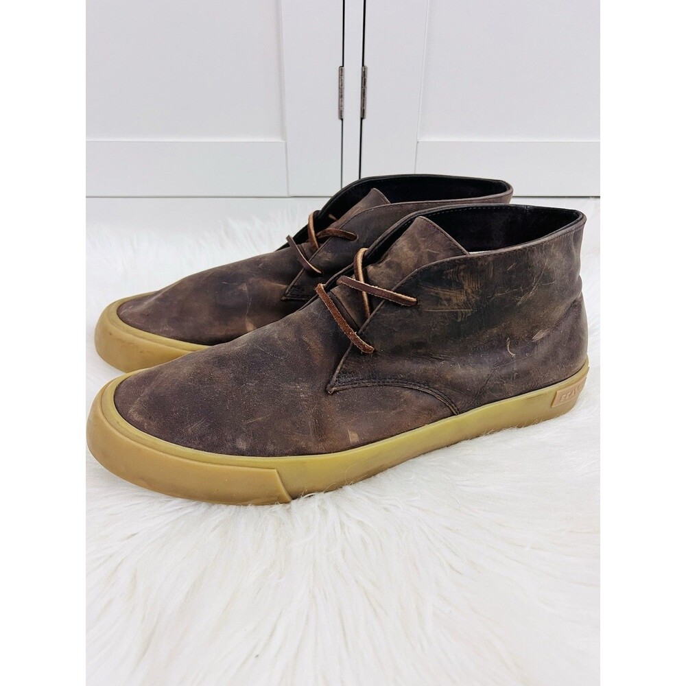 SeaVees Maslon Kona Brown Oiled Leather Chukka Desert Boots Mens Size 12